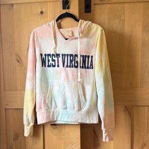 West Virginia Pastel Tie-Dye Hoodie